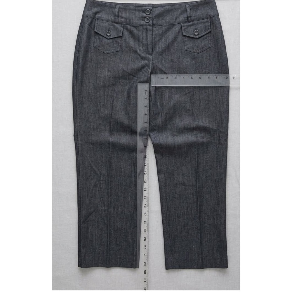 John Paul Richard Gray Cropped Trousers Utility Pocket Pants Size 10